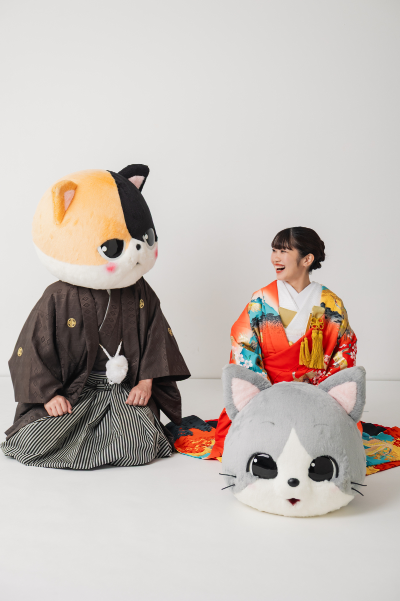 着ぐるみを使用した撮影！