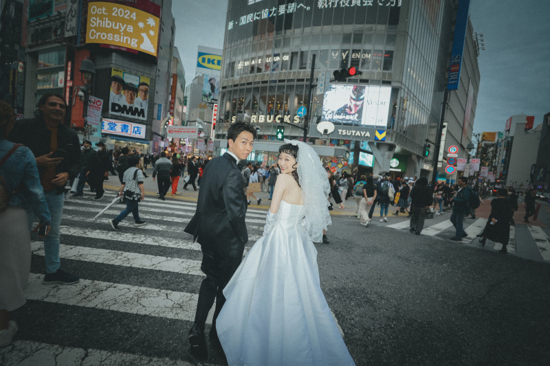 人混みのなか駆け抜けるのも味が出ます！