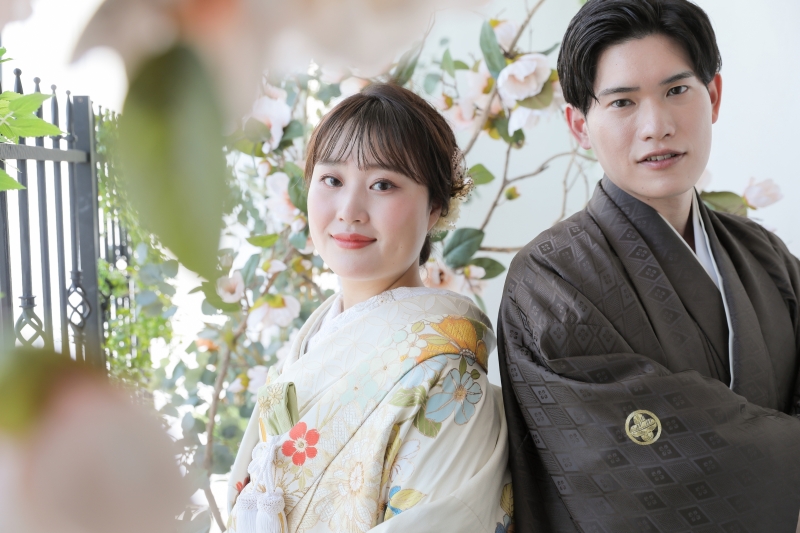 可愛らしい背景と一緒に