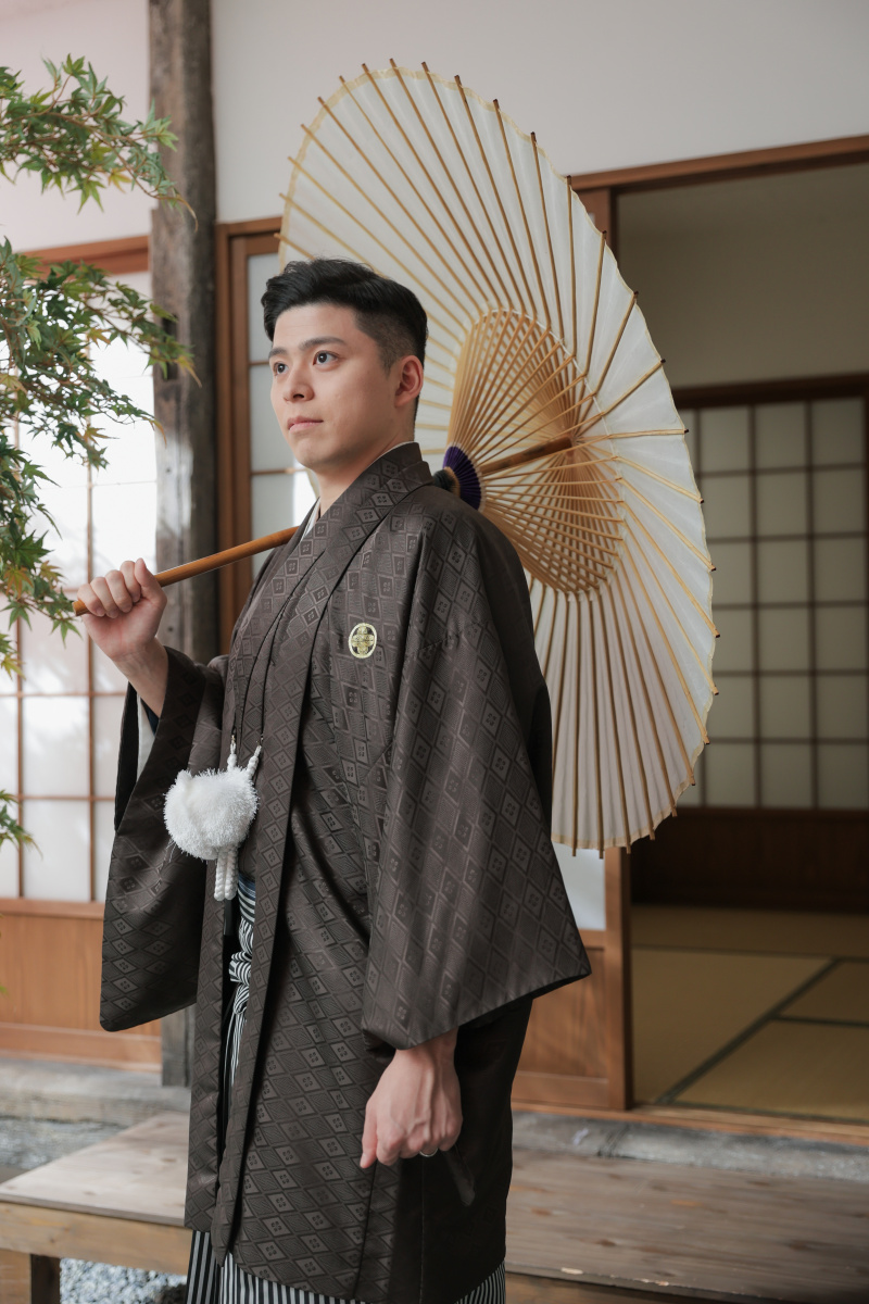 ご新郎様のソロカットも。