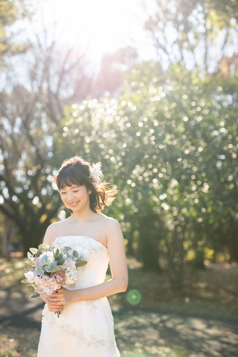 秋のやわらかい太陽の光