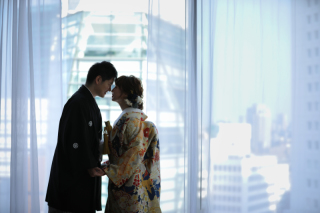 光が入るスタジオで