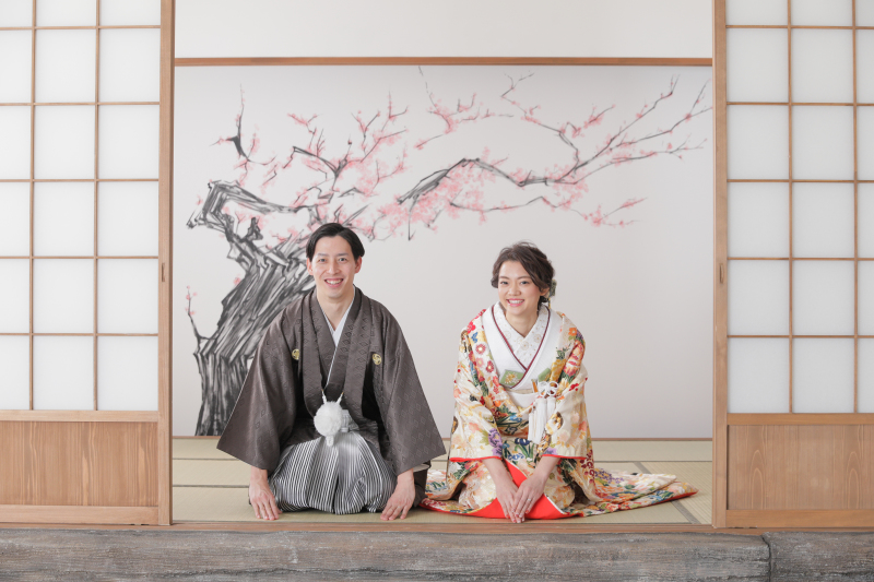 お辞儀のお写真