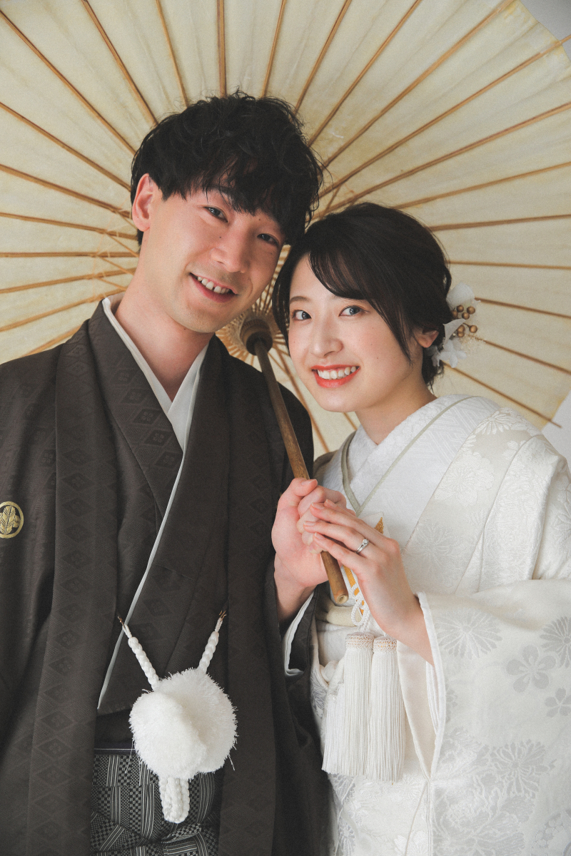 傘を使ったショット