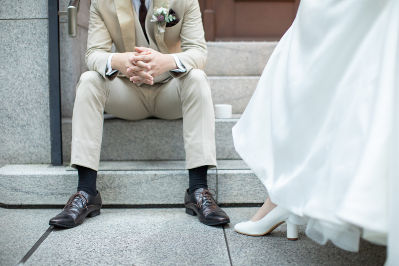 ご新婦様のご到着
