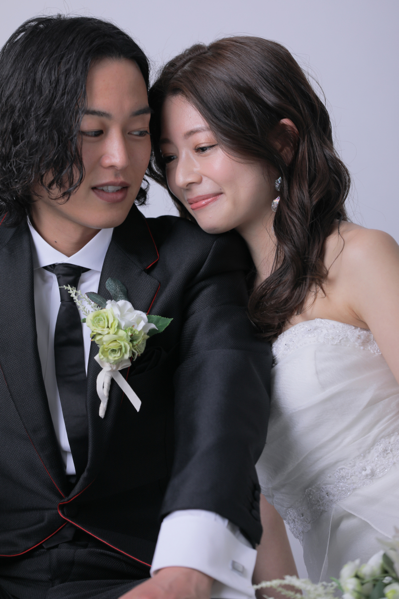 ちょっと照れくさそうな表情も◎
