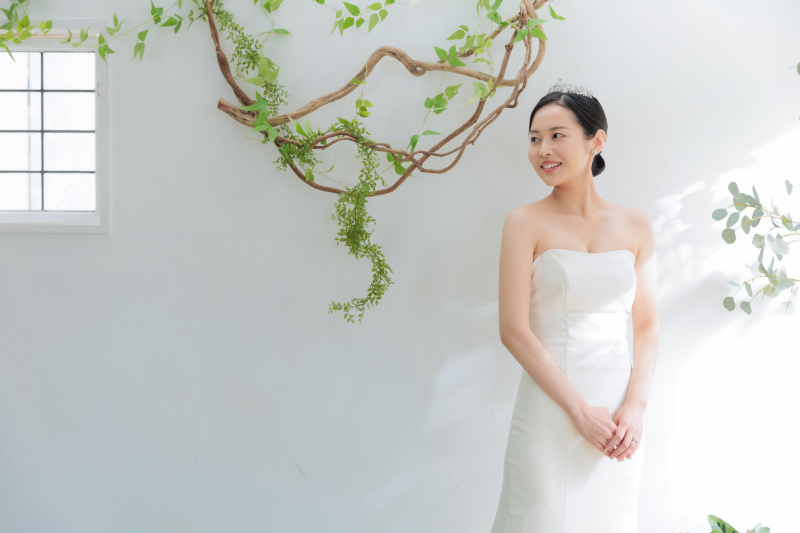 ご新婦様のソロカット。