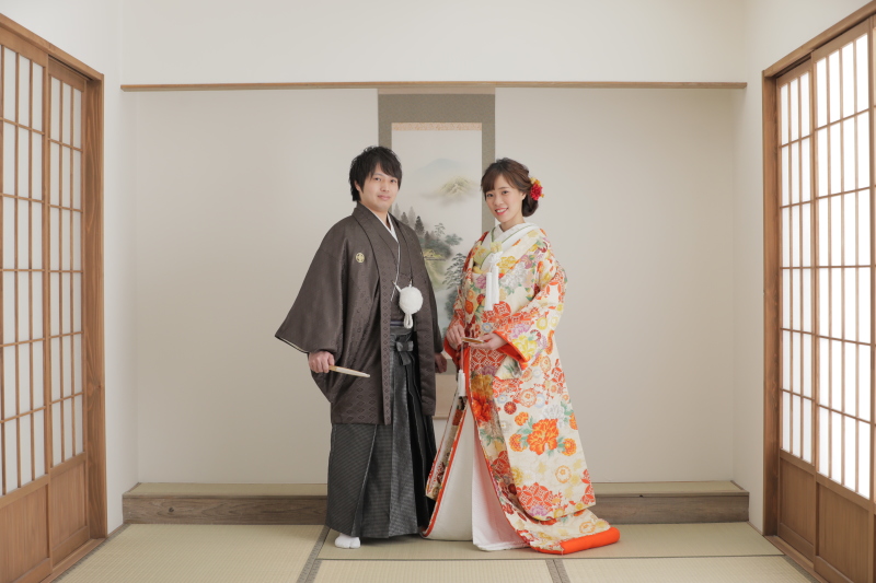 キリッとした立ち姿