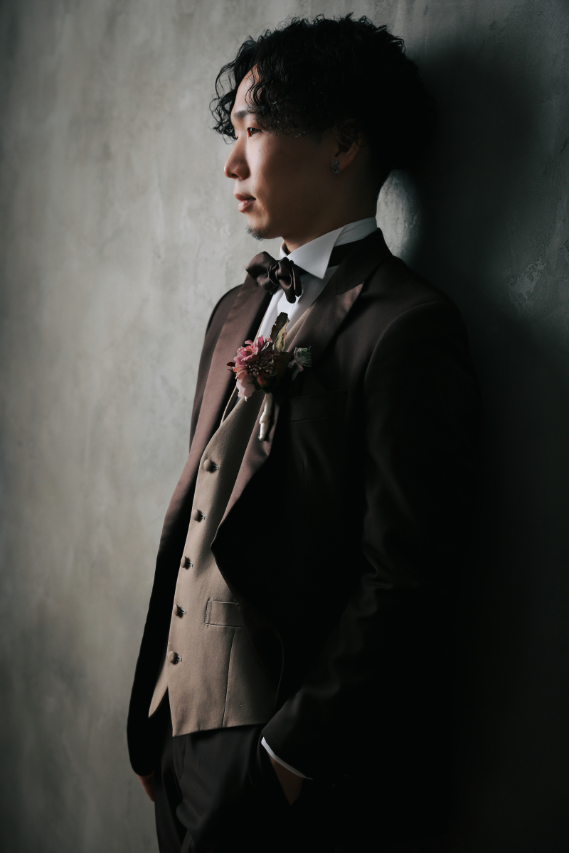 ご新郎様のソロカット