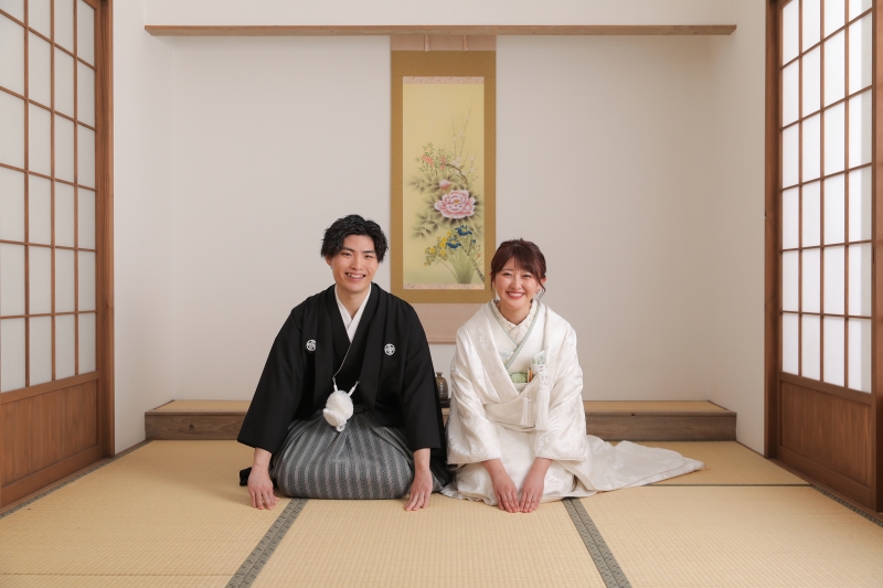 ラストは正座のカットで!