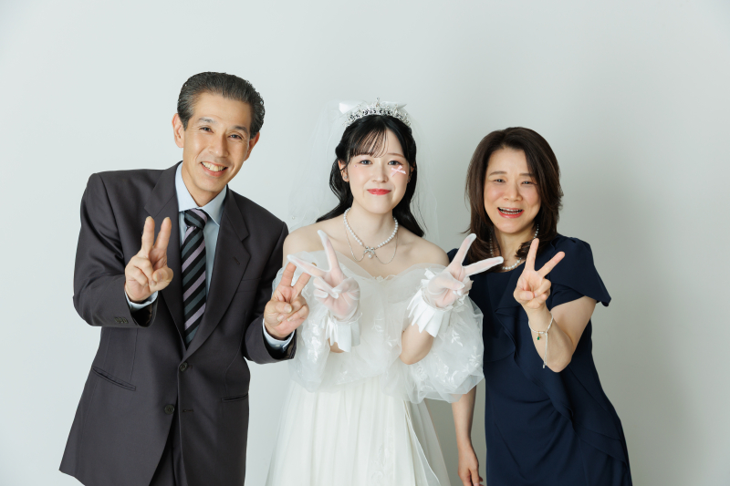 ご新婦様のご家族！