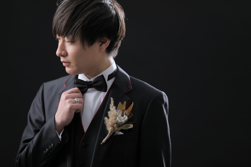 ご新郎様のソロショット