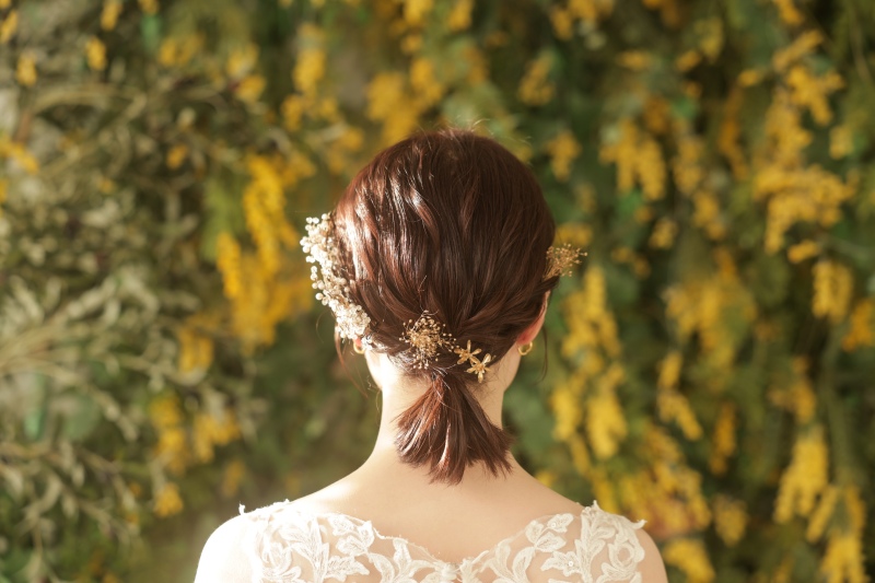 素敵なヘアスタイルと一緒に