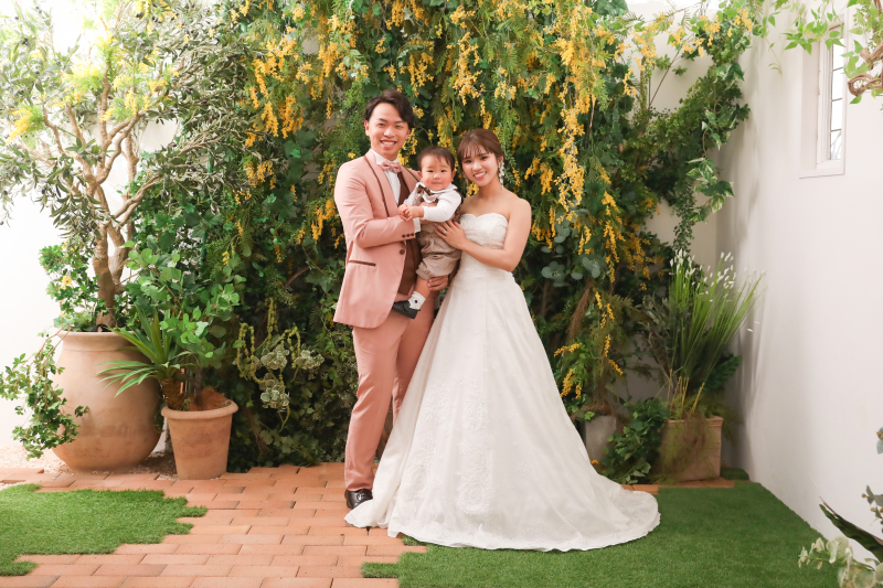 ミモザに囲まれて