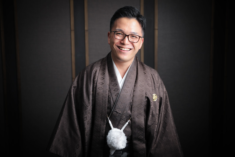 新郎様ももちろんソロショット。