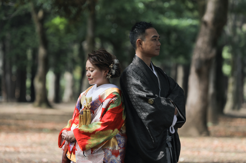 自然に囲まれて