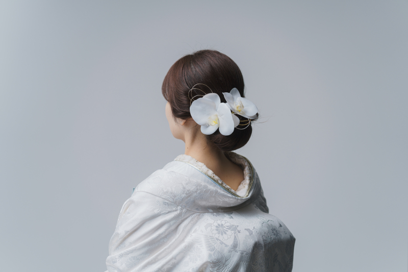 髪型もしっかり残します。