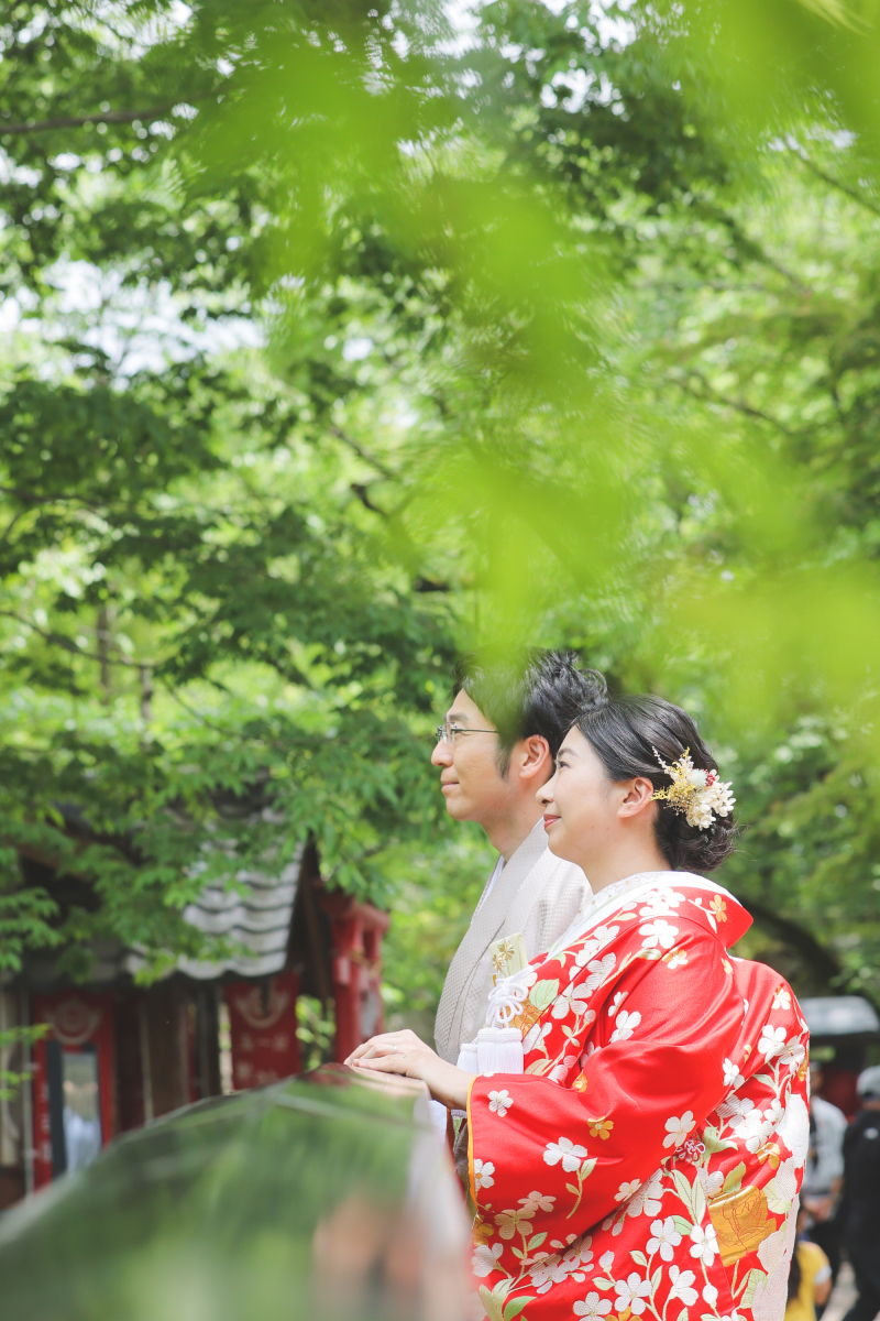 綺麗な景色を見ながら