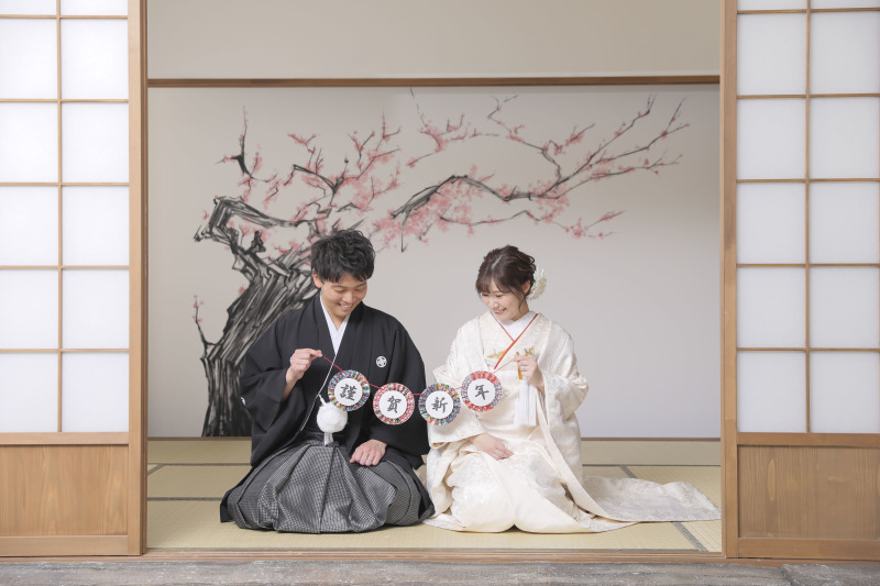 年賀状にバッチリ