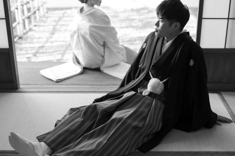 あえてのモノクロカットも