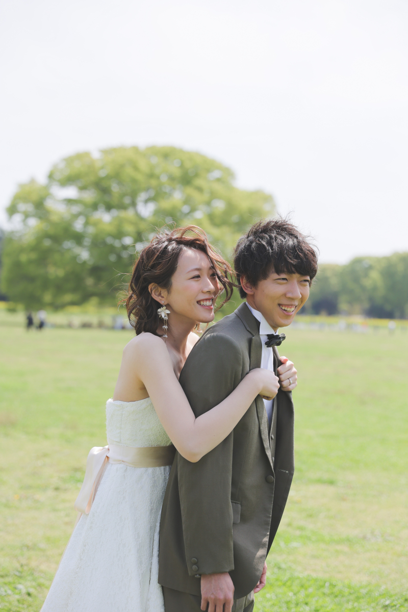 お二人らしい表情が！