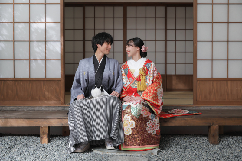 見つめ合いショット