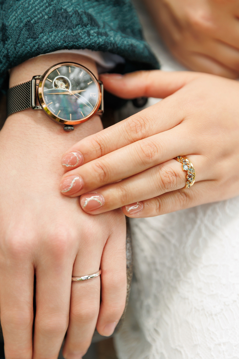 指輪と腕時計