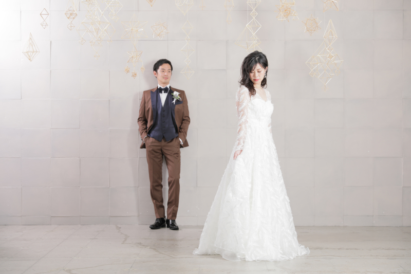 ご新婦様を際立たせて