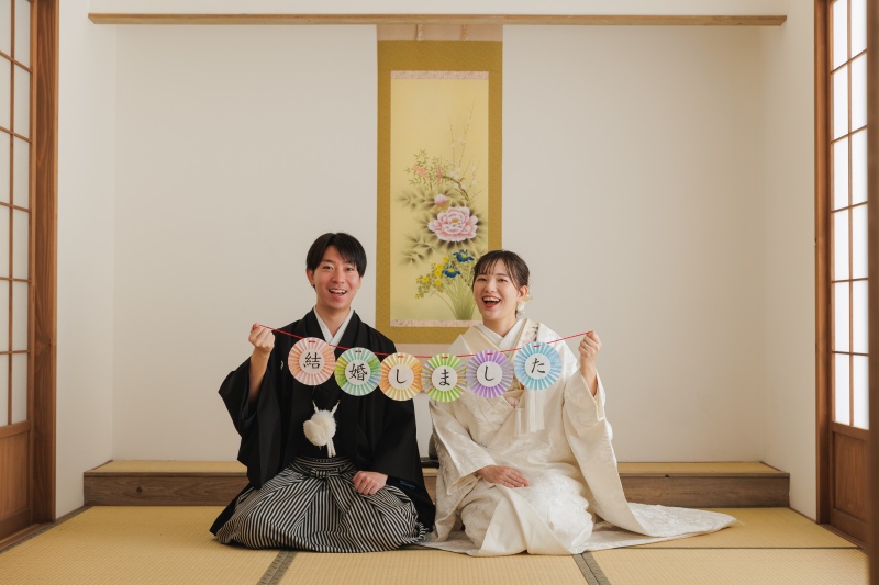 正座のお写真も