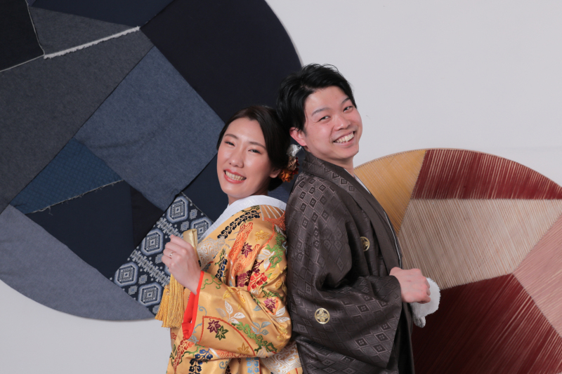 背中合わせ♪