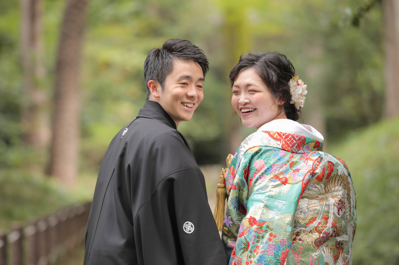 楽しそうなお二人の表情◎