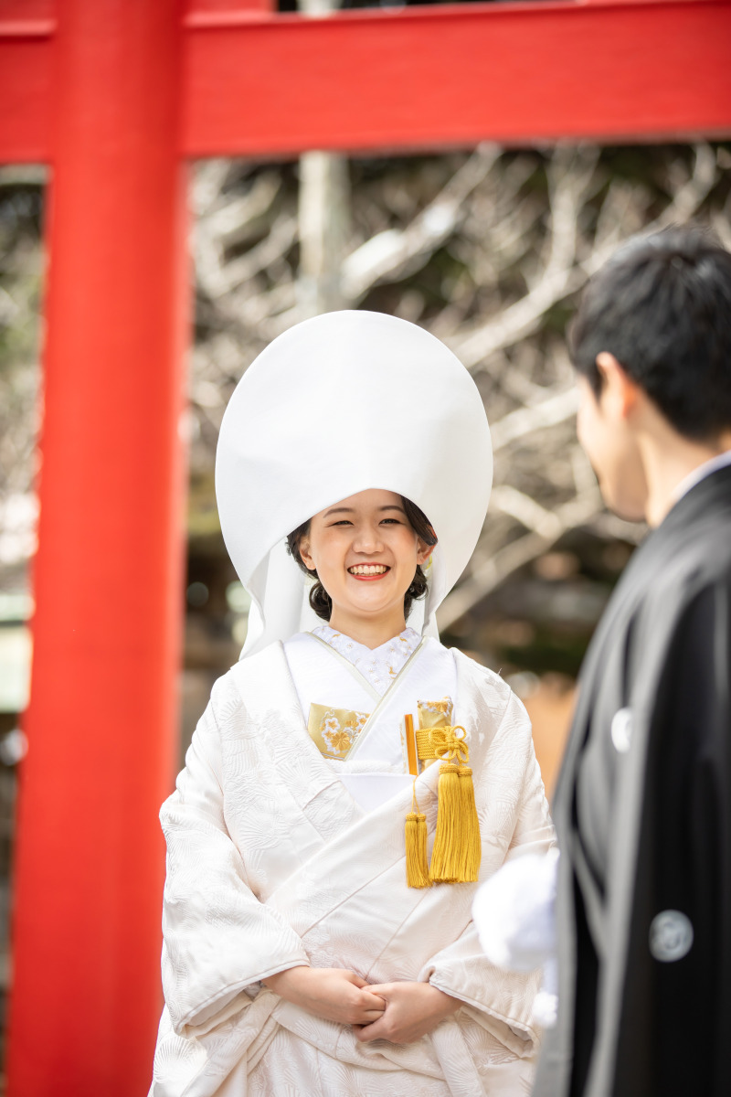 鳥居がちらっと