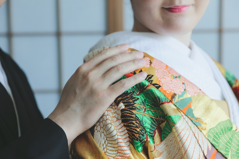 和装でしか撮れない雰囲気を