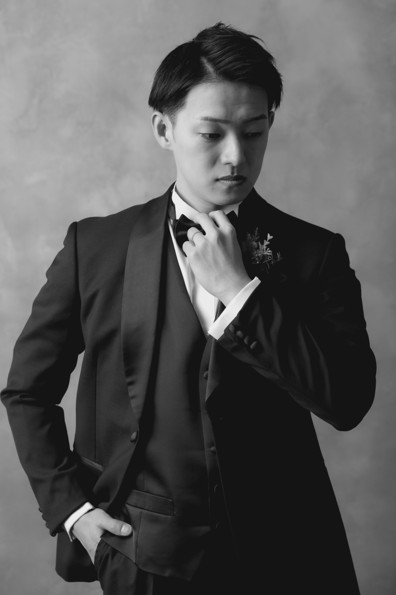 新郎さんのソロショット