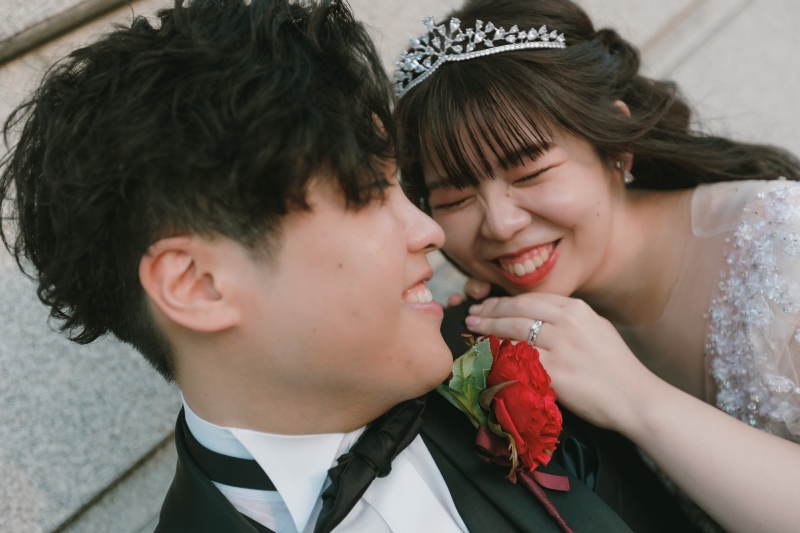 可愛いご新婦様