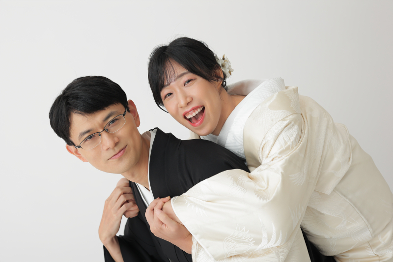 1日で2着！和装と洋装とおふたり☺︎