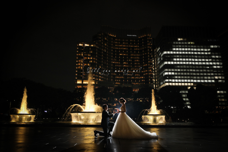 東京周遊でロマンチックな夜景フォト