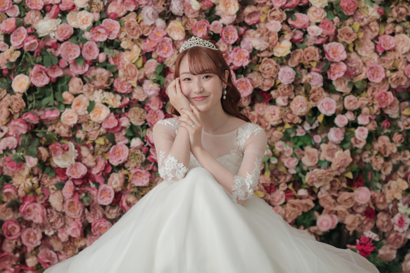 ご新婦様のお姫様ショット