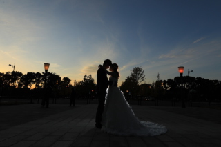 ドラマチックなお写真を