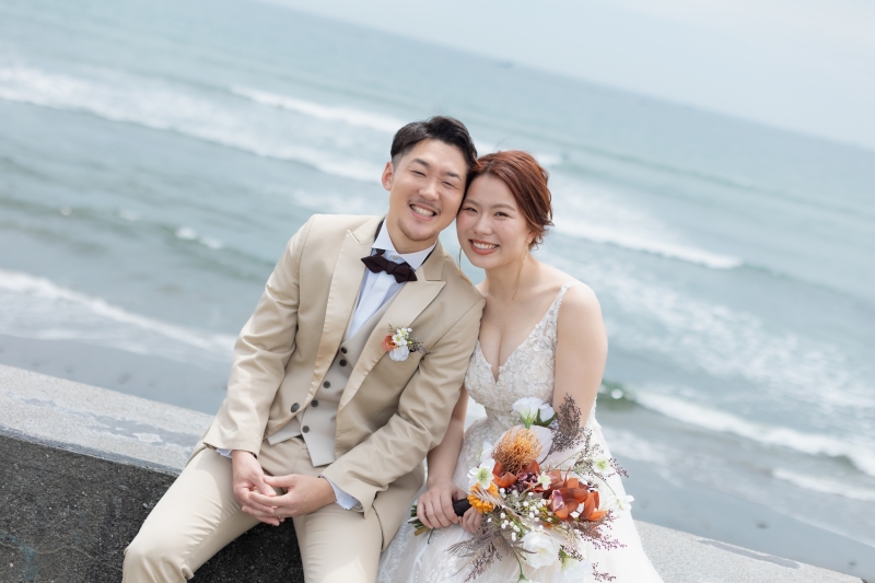 ラフに腰掛けて