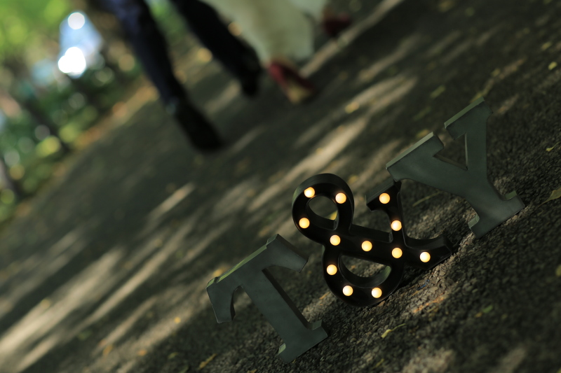 お二人のイニシャルで