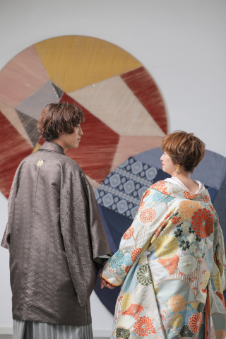 カジュアルに＊ 和装屋内庭園スタジオ