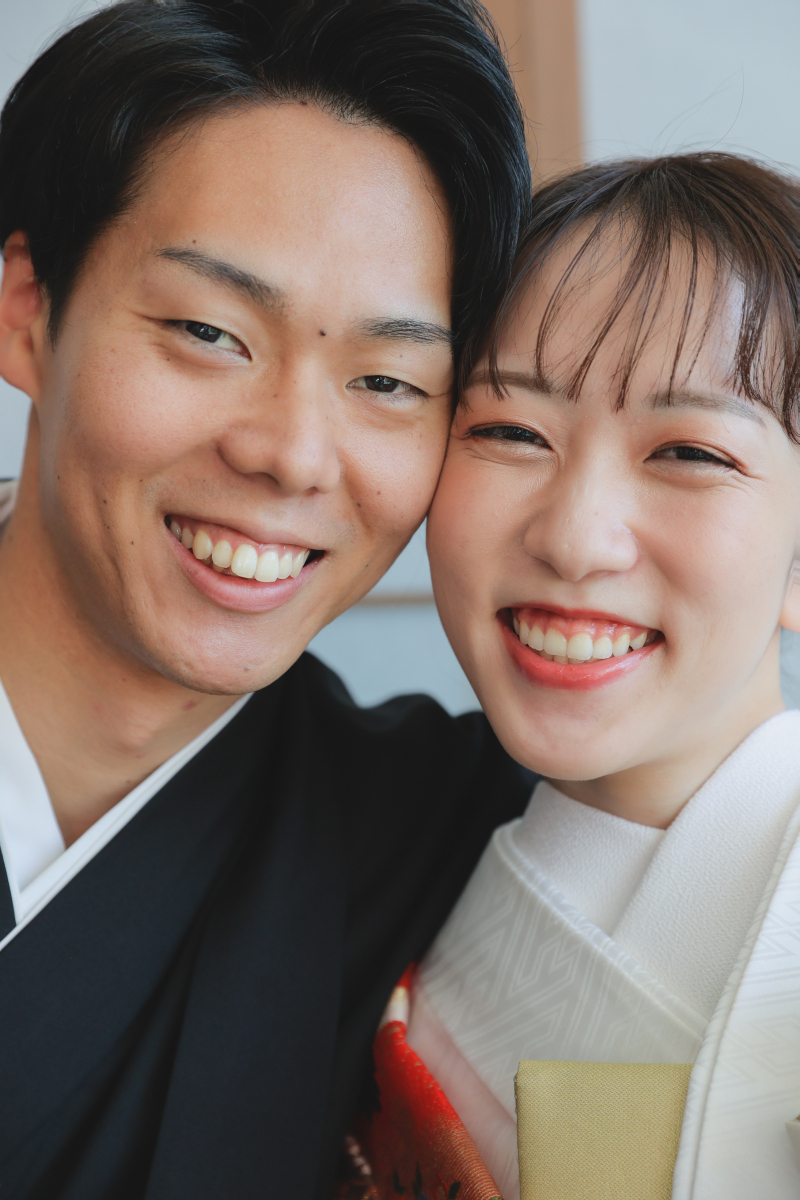 ラストはおふたりの素敵な笑顔で