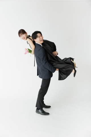 黒で揃えてカッコよく可愛く撮影！！