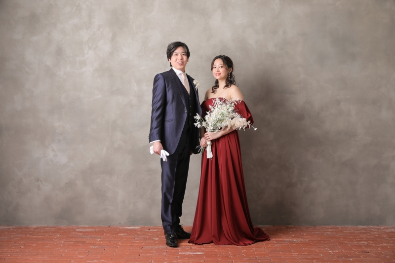 かっちりとした立ち姿