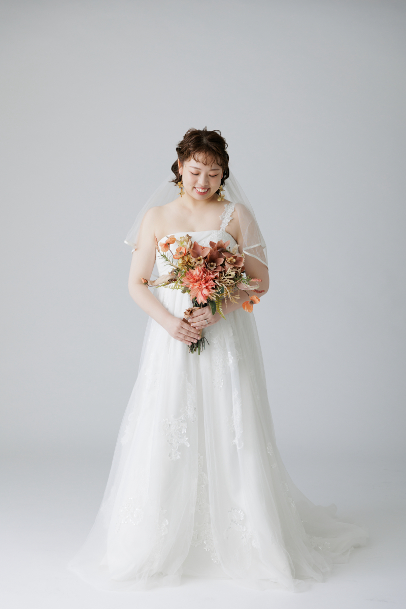 ご新婦様のソロカット。