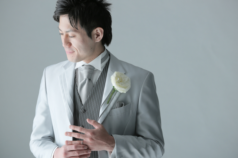 新郎様もカッコ良く