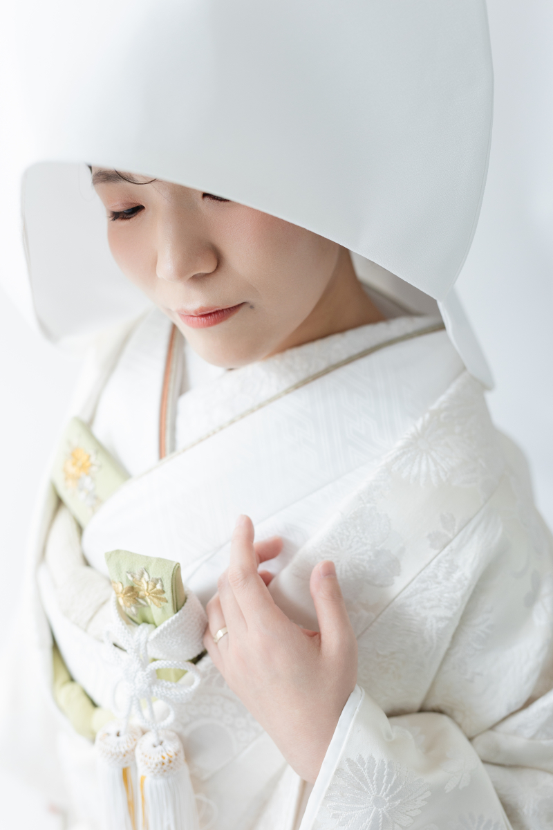 綿帽子姿もお似合いです!