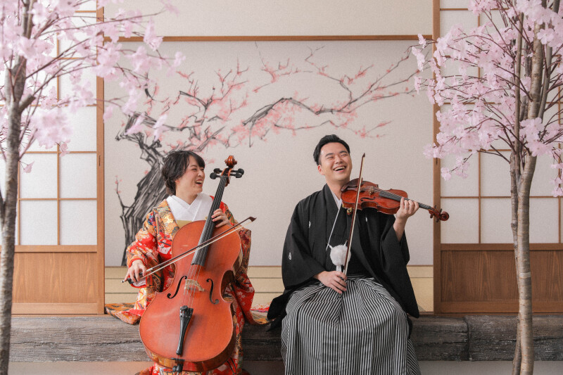 お二人の共通の趣味も写真に残しましょう♪