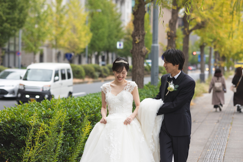 歩いてる写真も